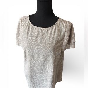Banana Republic Snakeskin Print Blouse, size medium